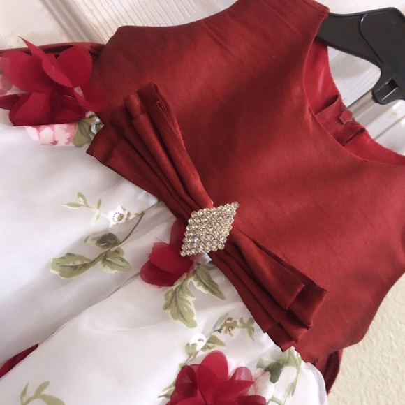 Red Baby Girl Dress - Picture 6 of 8